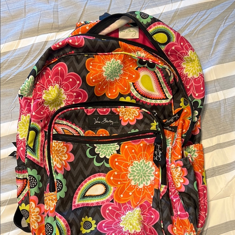 Vera Bradley Colorful Floral Backpack
